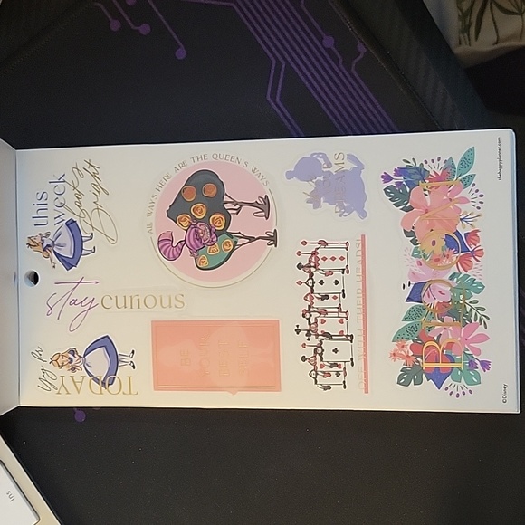 New Happy Planner Alice in Wonderland Stickers - Picture 4 of 6